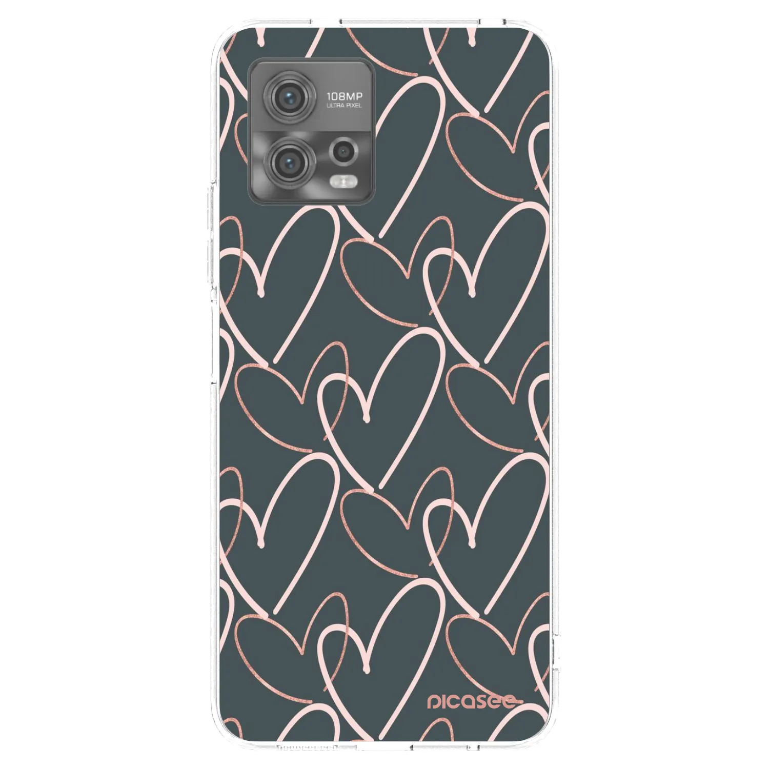 Picasee διαφανής θήκη σιλικόνης Motorola Moto G72 - Lots of love