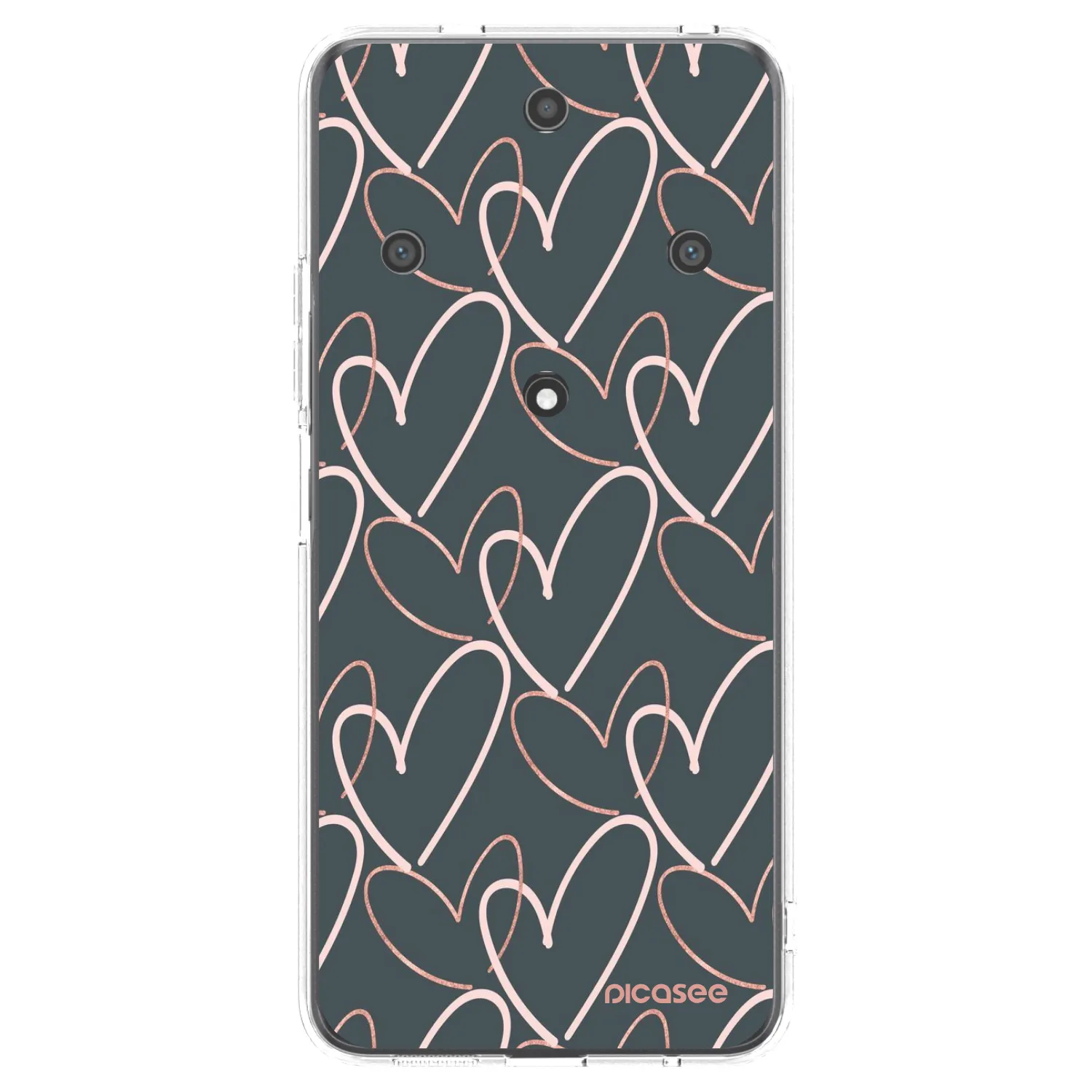 Picasee διαφανής θήκη σιλικόνης Honor Magic5 Lite 5G - Lots of love