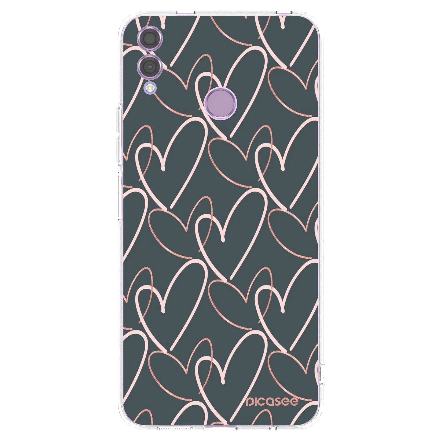 Picasee διαφανής θήκη σιλικόνης Honor 8X - Lots of love