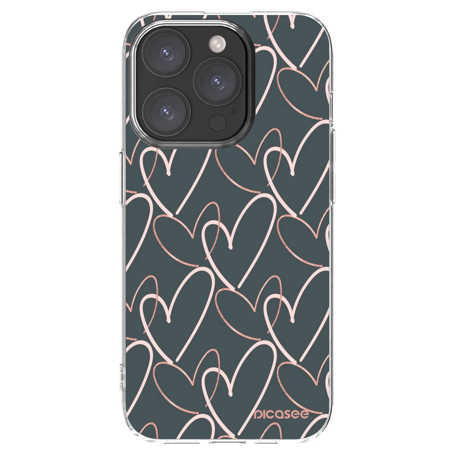 Picasee διαφανής θήκη σιλικόνης Apple iPhone 15 Pro - Lots of love