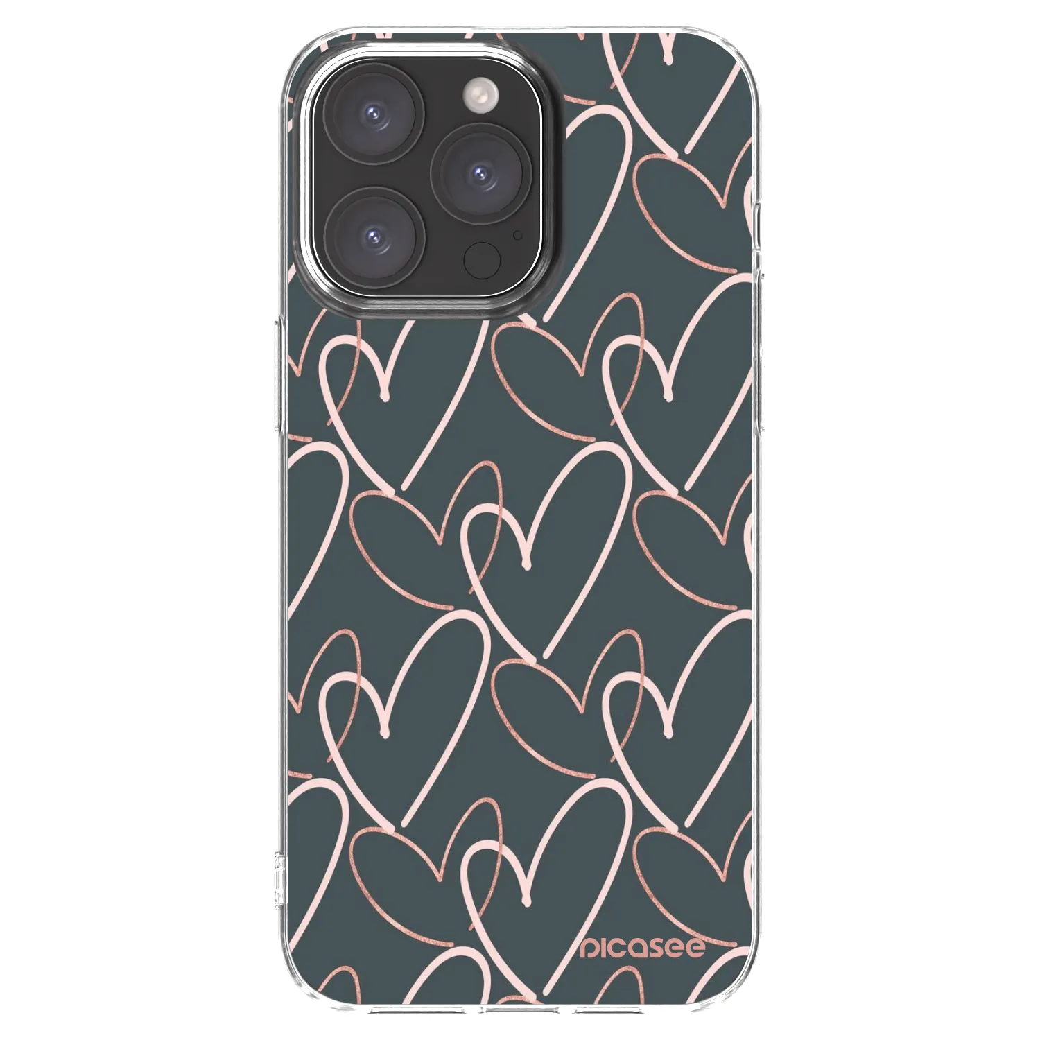 Picasee διαφανής θήκη σιλικόνης Apple iPhone 15 Pro Max - Lots of love