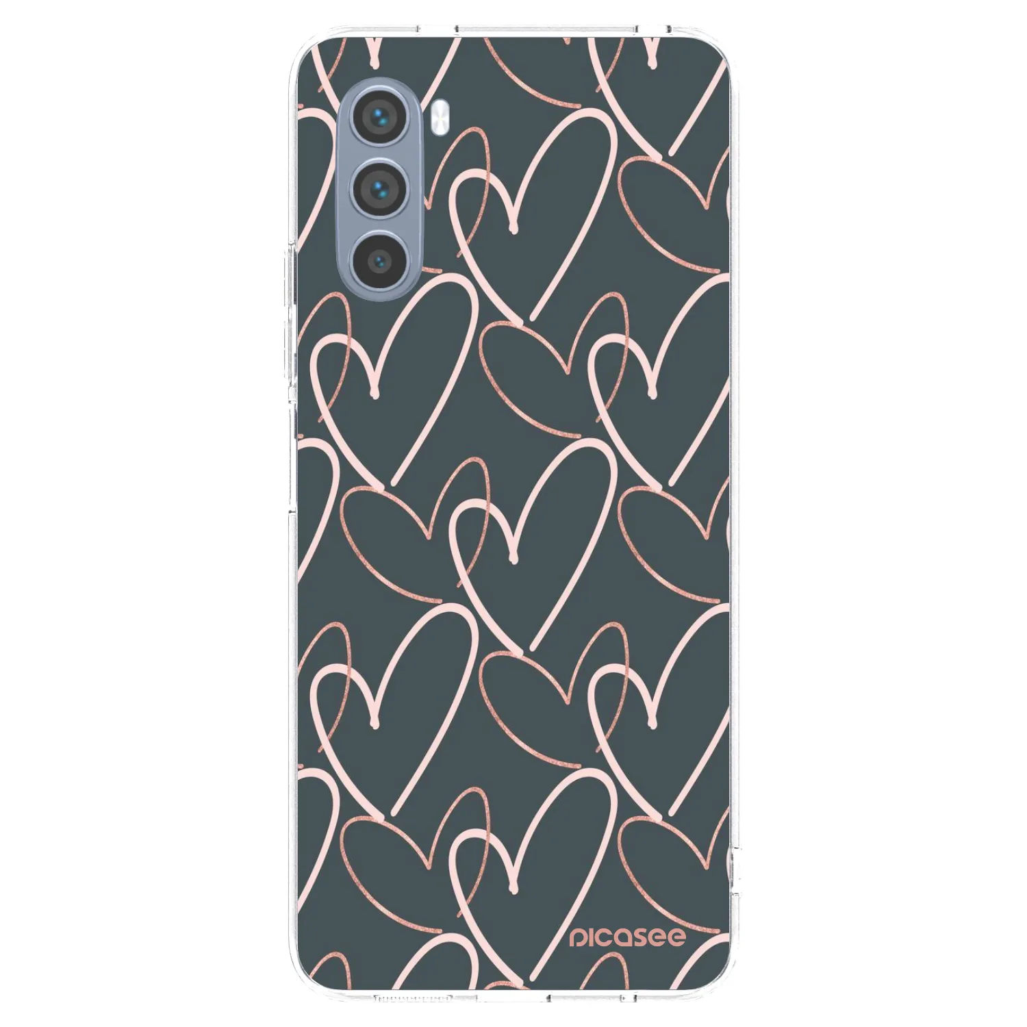 Picasee διαφανής θήκη σιλικόνης Motorola Moto G62 - Lots of love