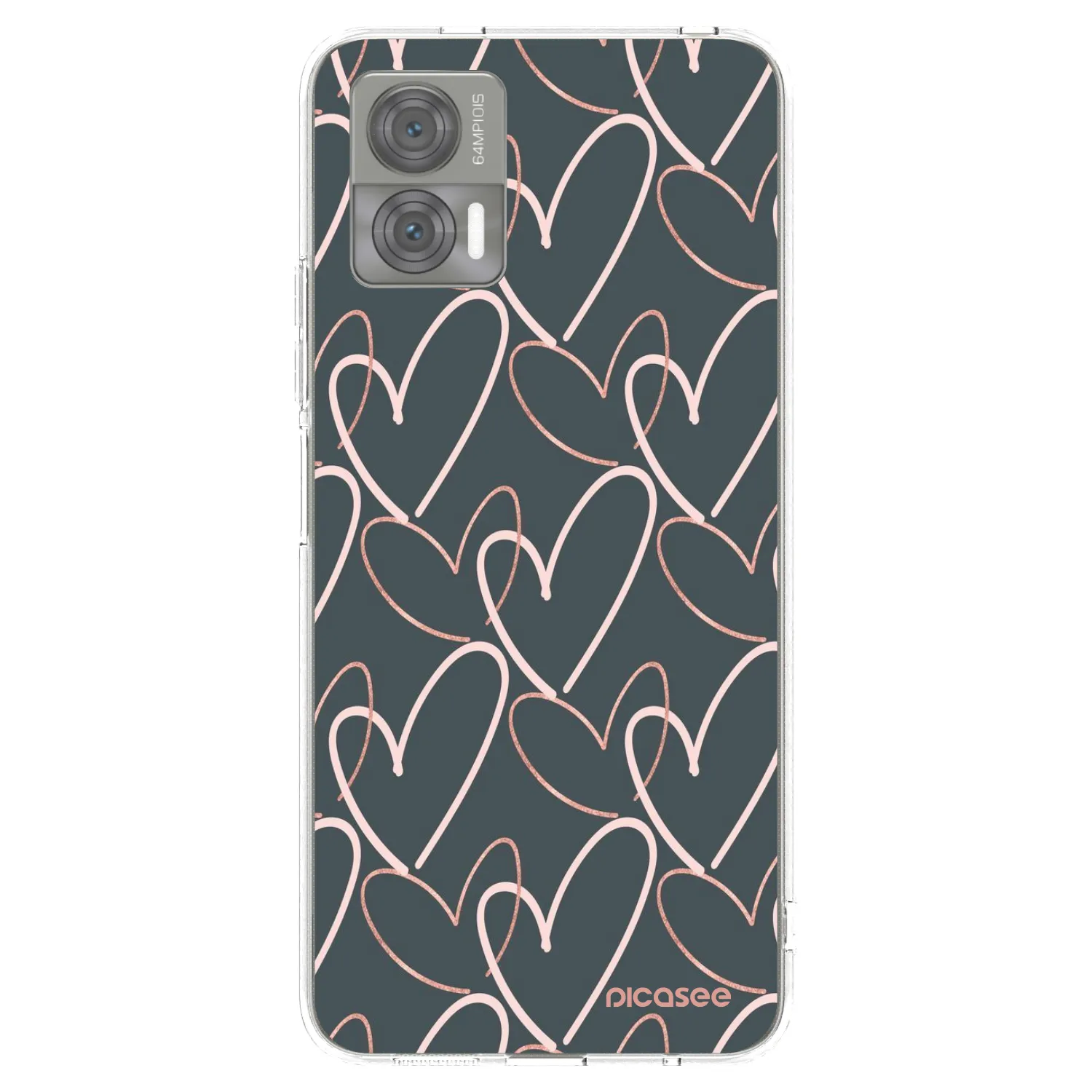 Picasee διαφανής θήκη σιλικόνης Motorola Edge 30 Neo - Lots of love