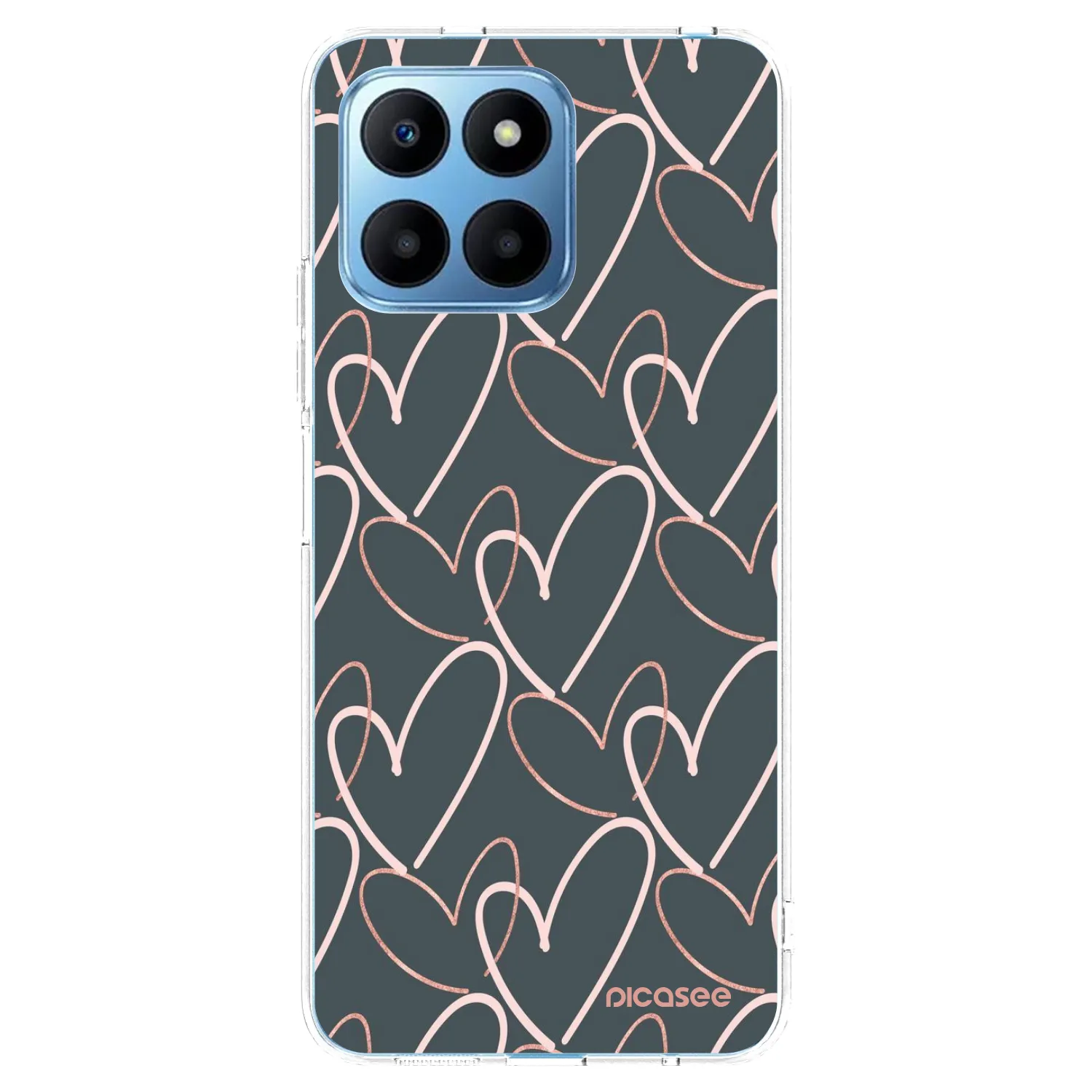 Picasee διαφανής θήκη σιλικόνης Honor 70 Lite - Lots of love