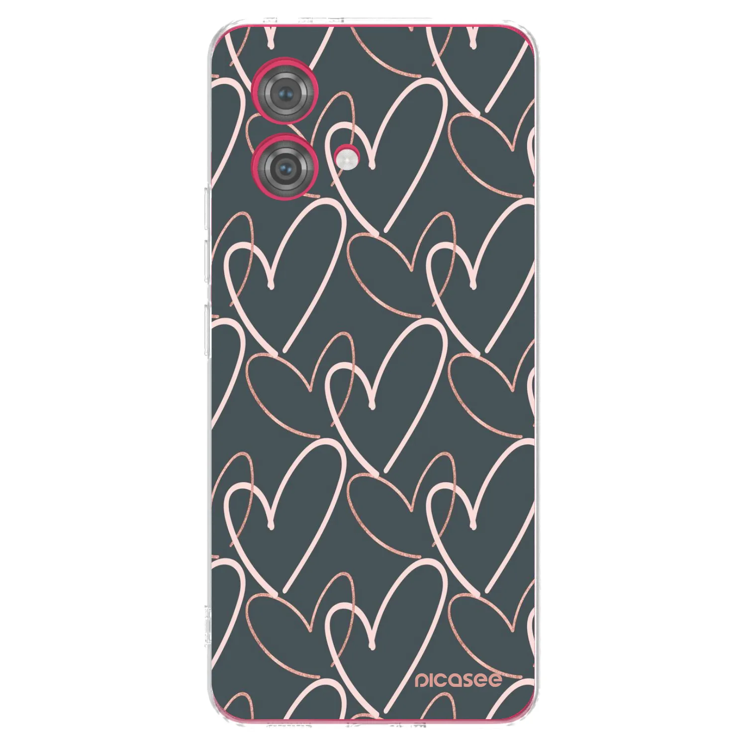 Picasee διαφανής θήκη σιλικόνης Motorola Moto G84 5G - Lots of love