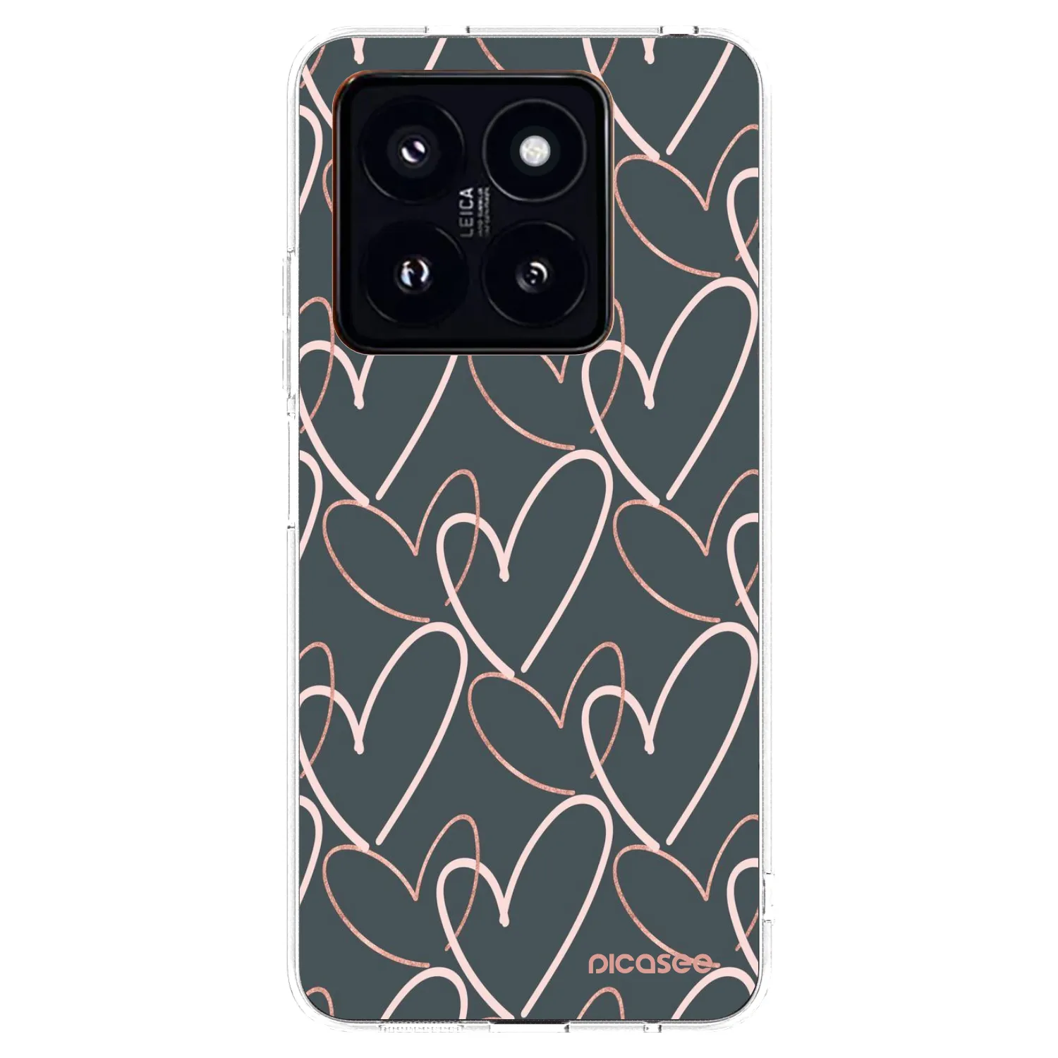 Picasee διαφανής θήκη σιλικόνης Xiaomi 14 Pro - Lots of love