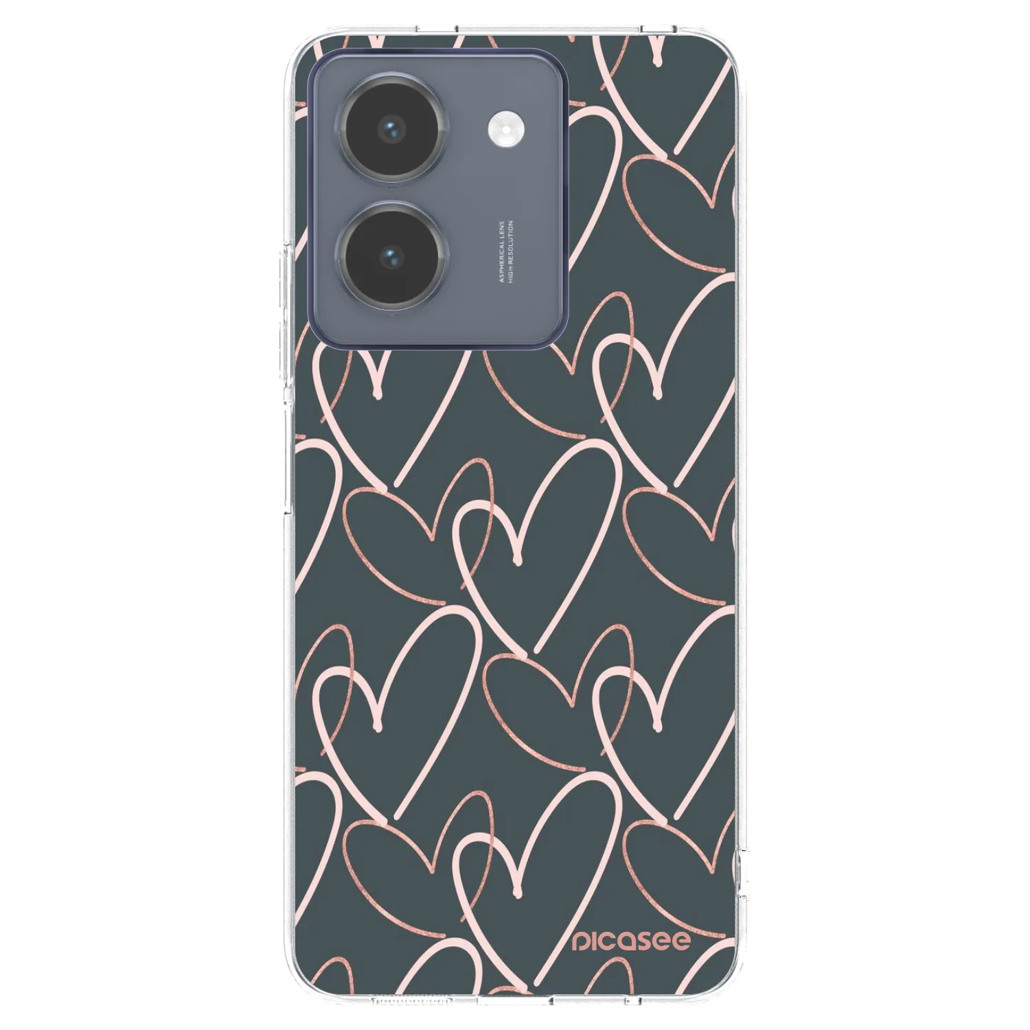 Picasee διαφανής θήκη σιλικόνης Vivo Y36 4G - Lots of love