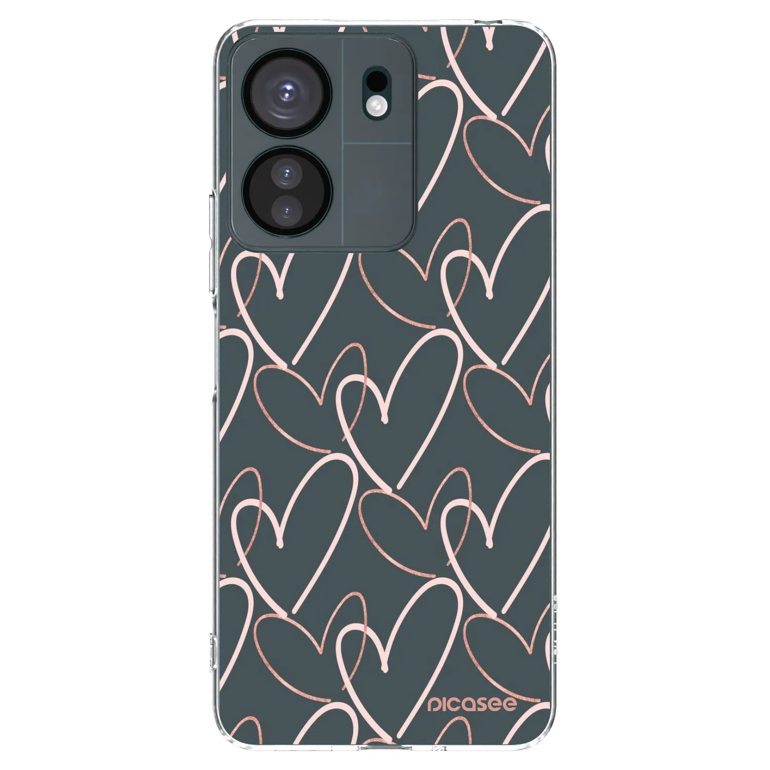 Picasee διαφανής θήκη σιλικόνης Xiaomi Redmi 13C 4G - Lots of love