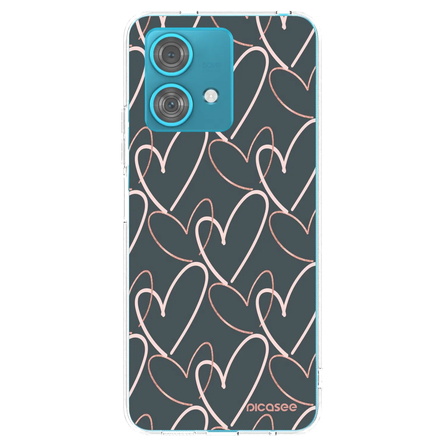 Picasee διαφανής θήκη σιλικόνης Motorola Edge 40 Neo - Lots of love