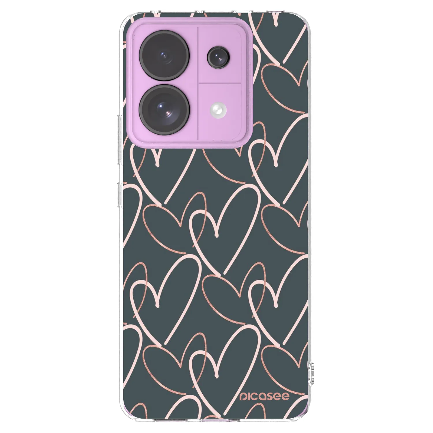 Picasee διαφανής θήκη σιλικόνης Xiaomi Redmi Note 13 Pro 5G - Lots of love