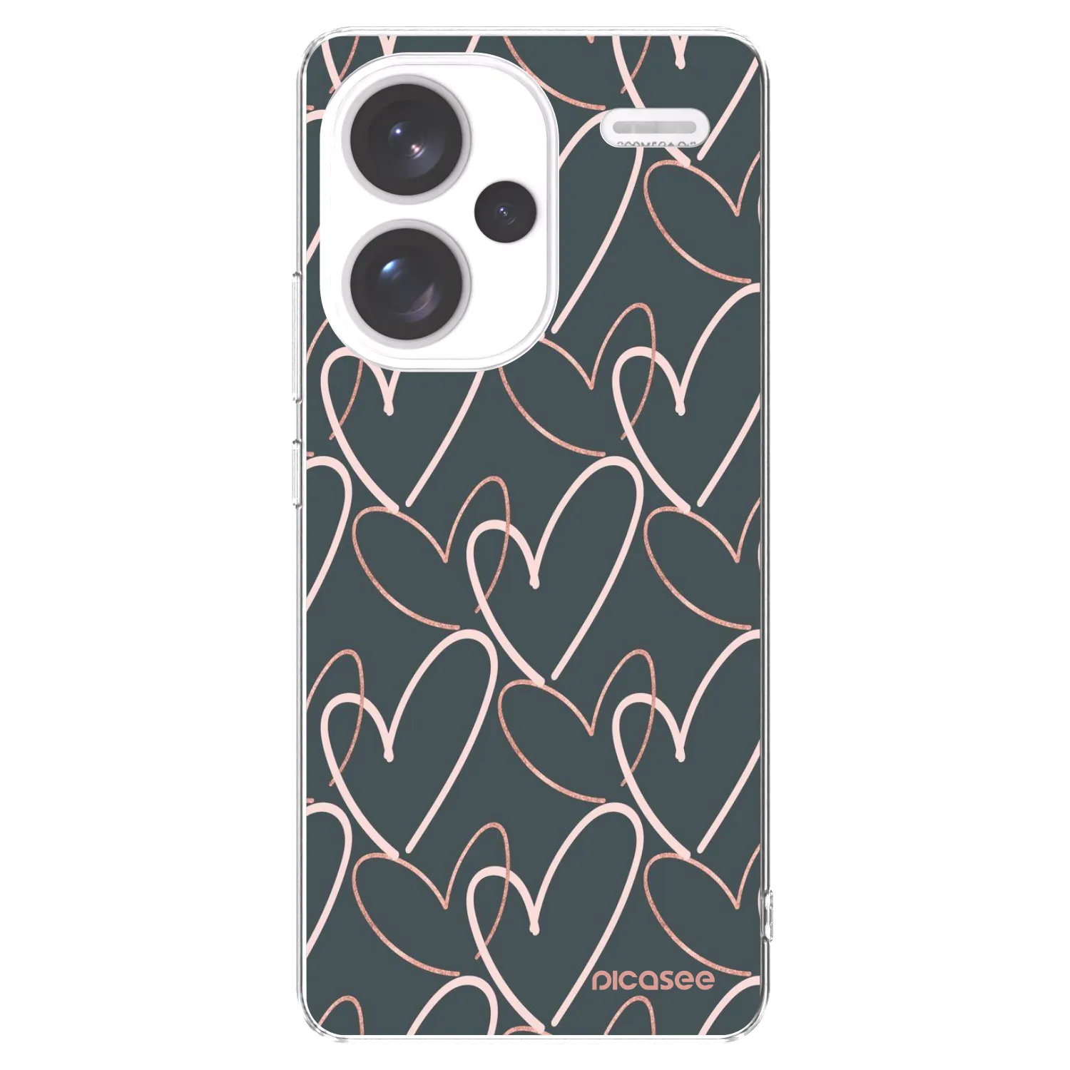 Picasee διαφανής θήκη σιλικόνης Xiaomi Redmi Note 13 Pro+ 5G - Lots of love