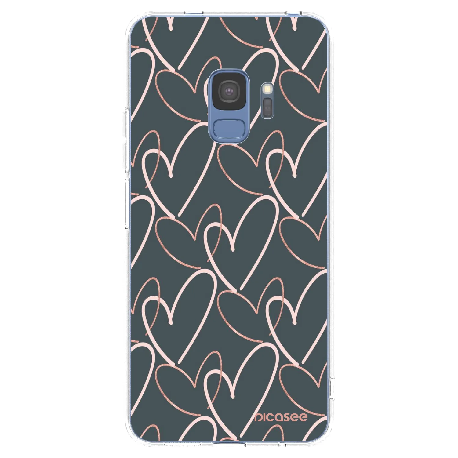 Picasee διαφανής θήκη σιλικόνης Samsung Galaxy S9 G960F - Lots of love