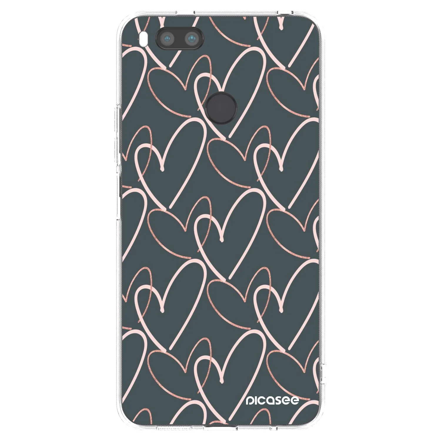 Picasee διαφανής θήκη σιλικόνης Xiaomi Mi A1 Global - Lots of love