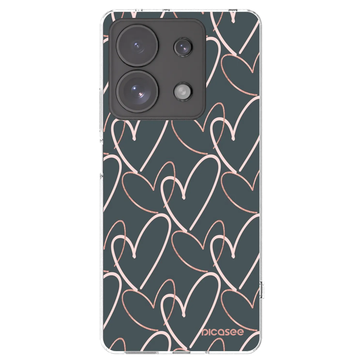 Picasee διαφανής θήκη σιλικόνης Xiaomi Redmi Note 13 Pro 4G - Lots of love