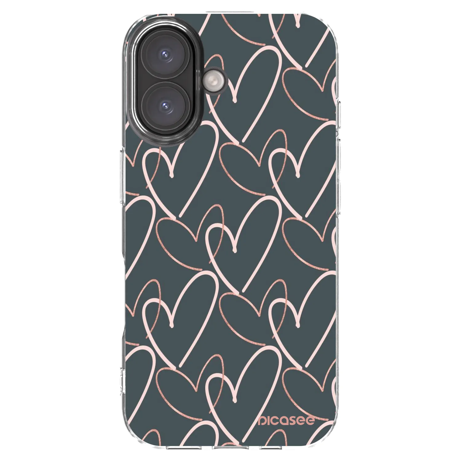 Picasee διαφανής θήκη σιλικόνης Apple iPhone 16 - Lots of love
