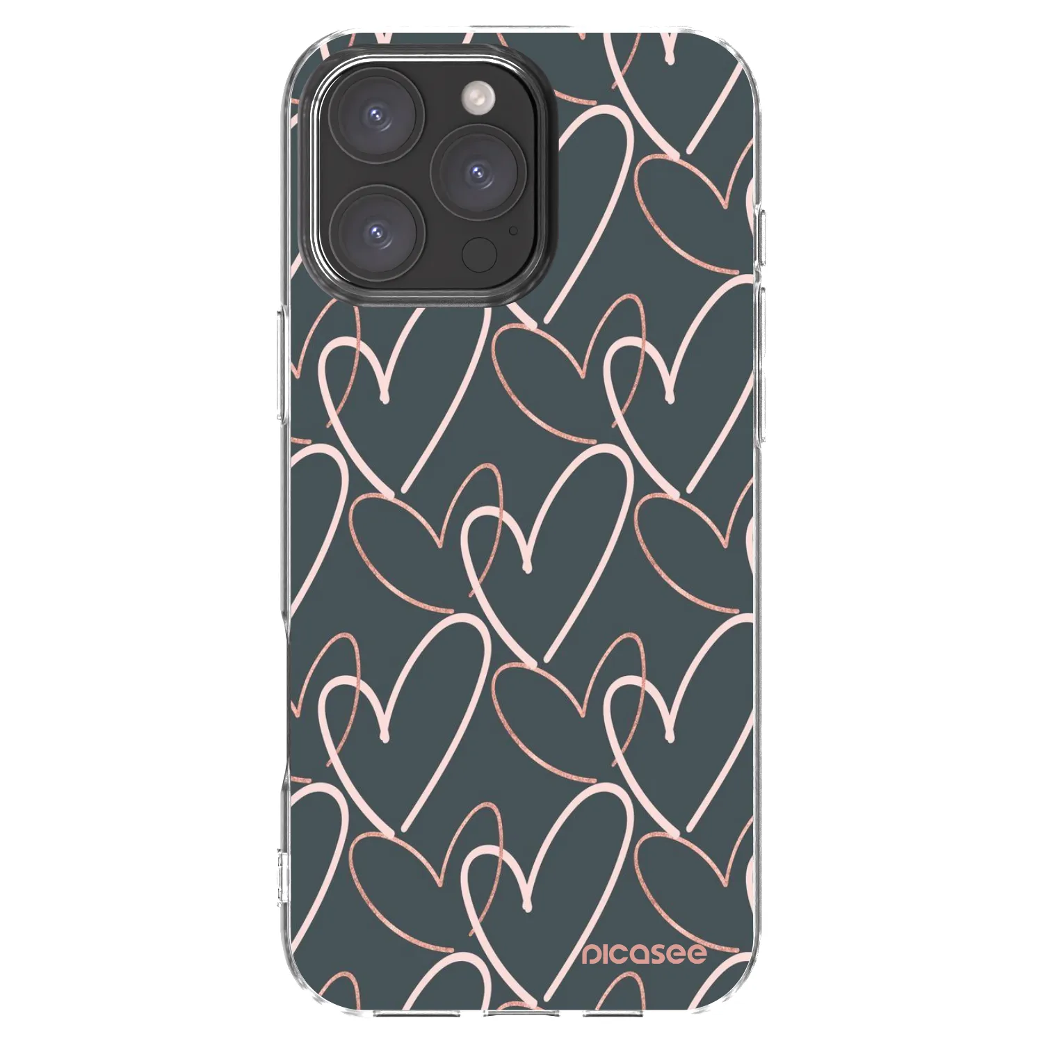 Picasee διαφανής θήκη σιλικόνης Apple iPhone 16 Pro Max - Lots of love