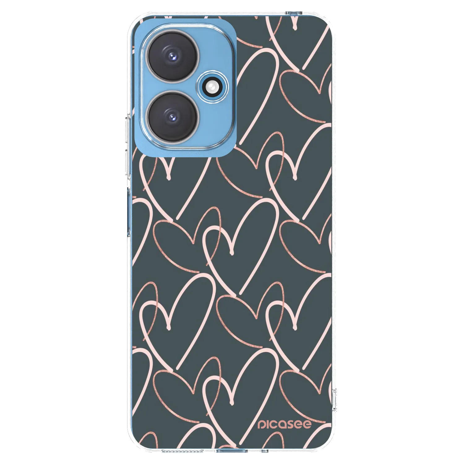 Picasee διαφανής θήκη σιλικόνης Xiaomi Redmi 13C 5G - Lots of love