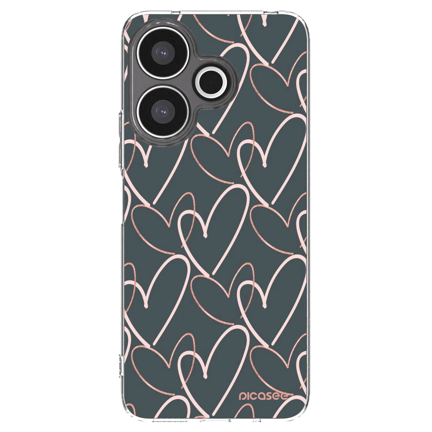 Picasee διαφανής θήκη σιλικόνης Xiaomi Redmi 13 4G - Lots of love