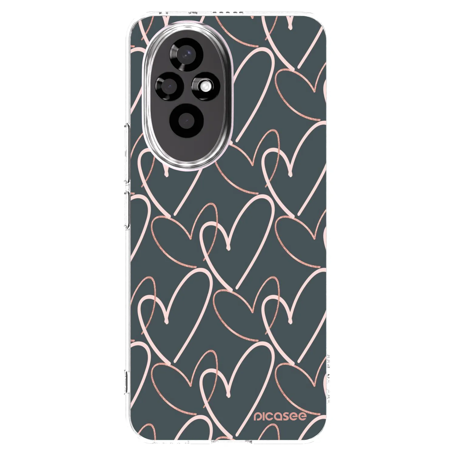 Picasee διαφανής θήκη σιλικόνης Honor 200 Pro 5G - Lots of love