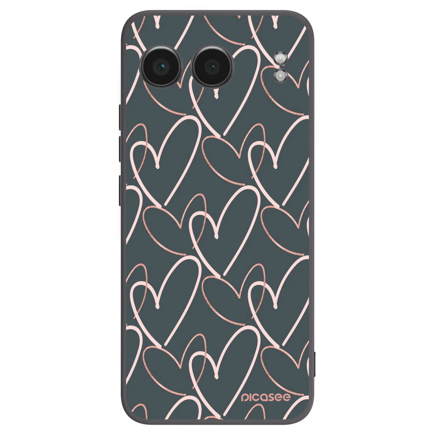 Picasee Μαύρη θήκη σιλικόνης για OnePlus Nord 4 - Lots of love