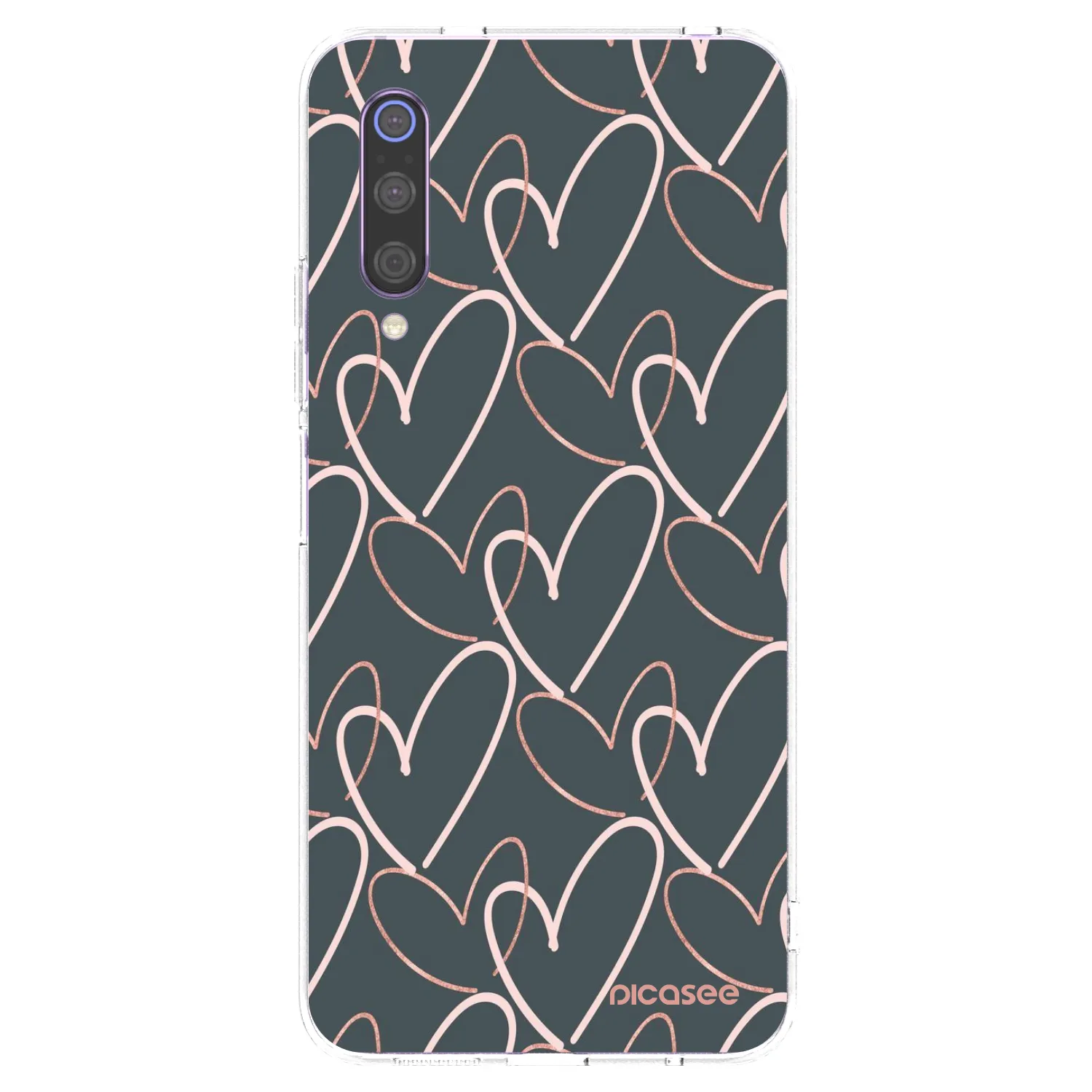 Picasee διαφανής θήκη σιλικόνης Xiaomi Mi 9 - Lots of love