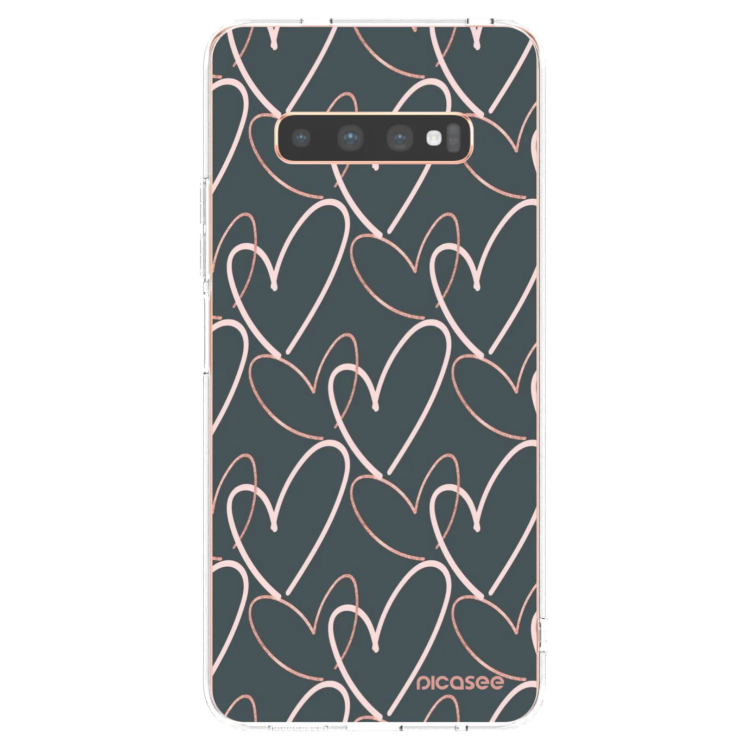 Picasee διαφανής θήκη σιλικόνης Samsung Galaxy S10 Plus G975 - Lots of love