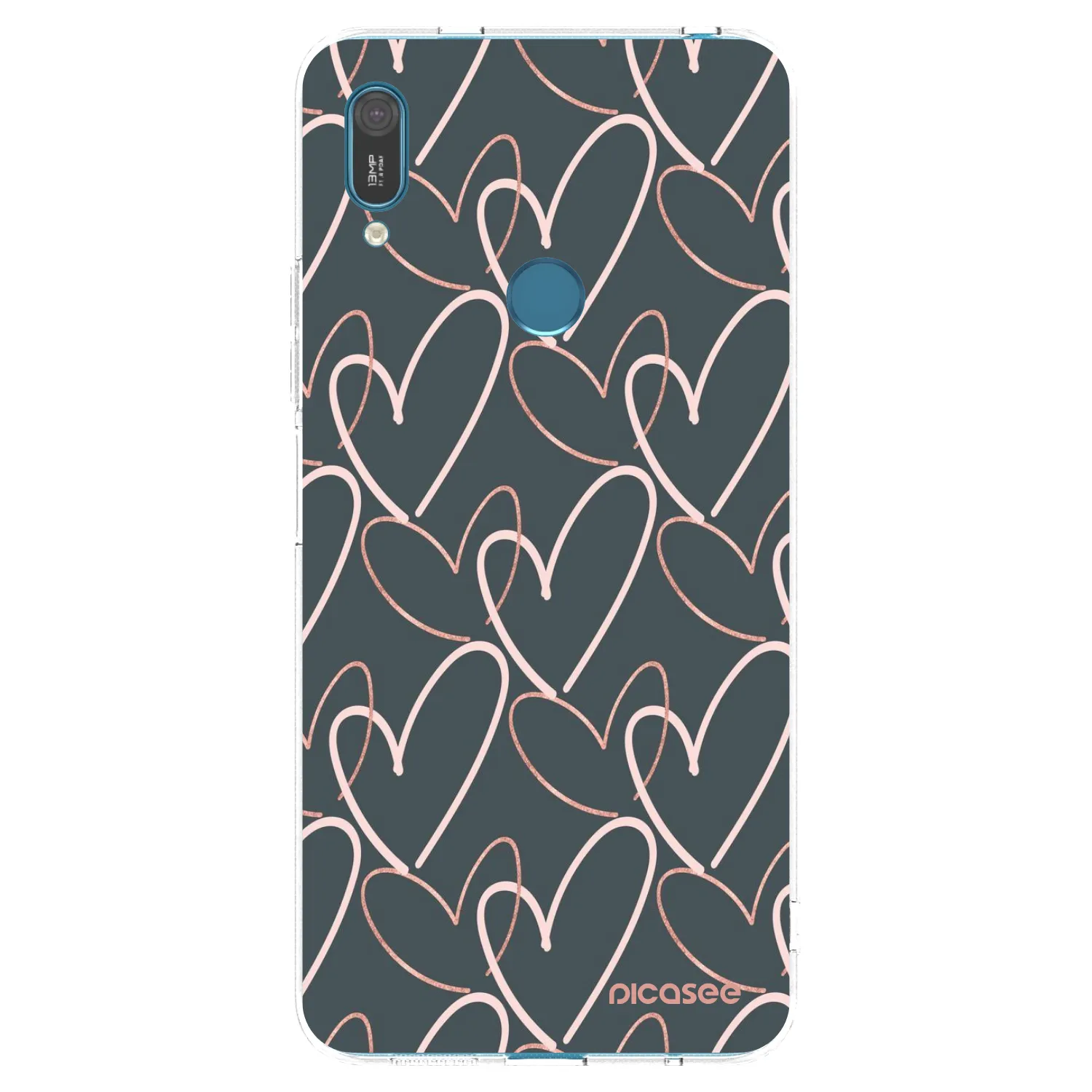 Picasee διαφανής θήκη σιλικόνης Huawei Y7 2019 - Lots of love