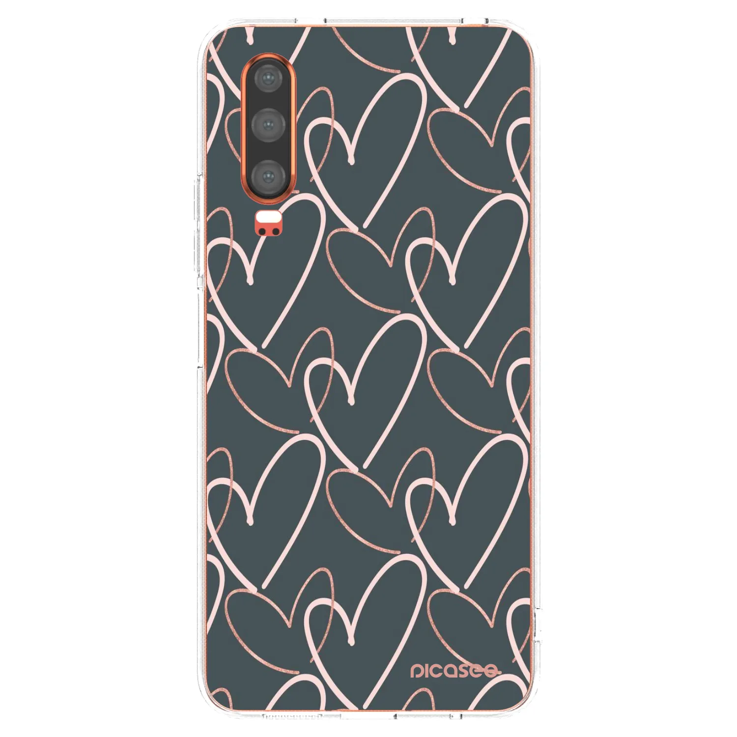 Picasee διαφανής θήκη σιλικόνης Huawei P30 - Lots of love