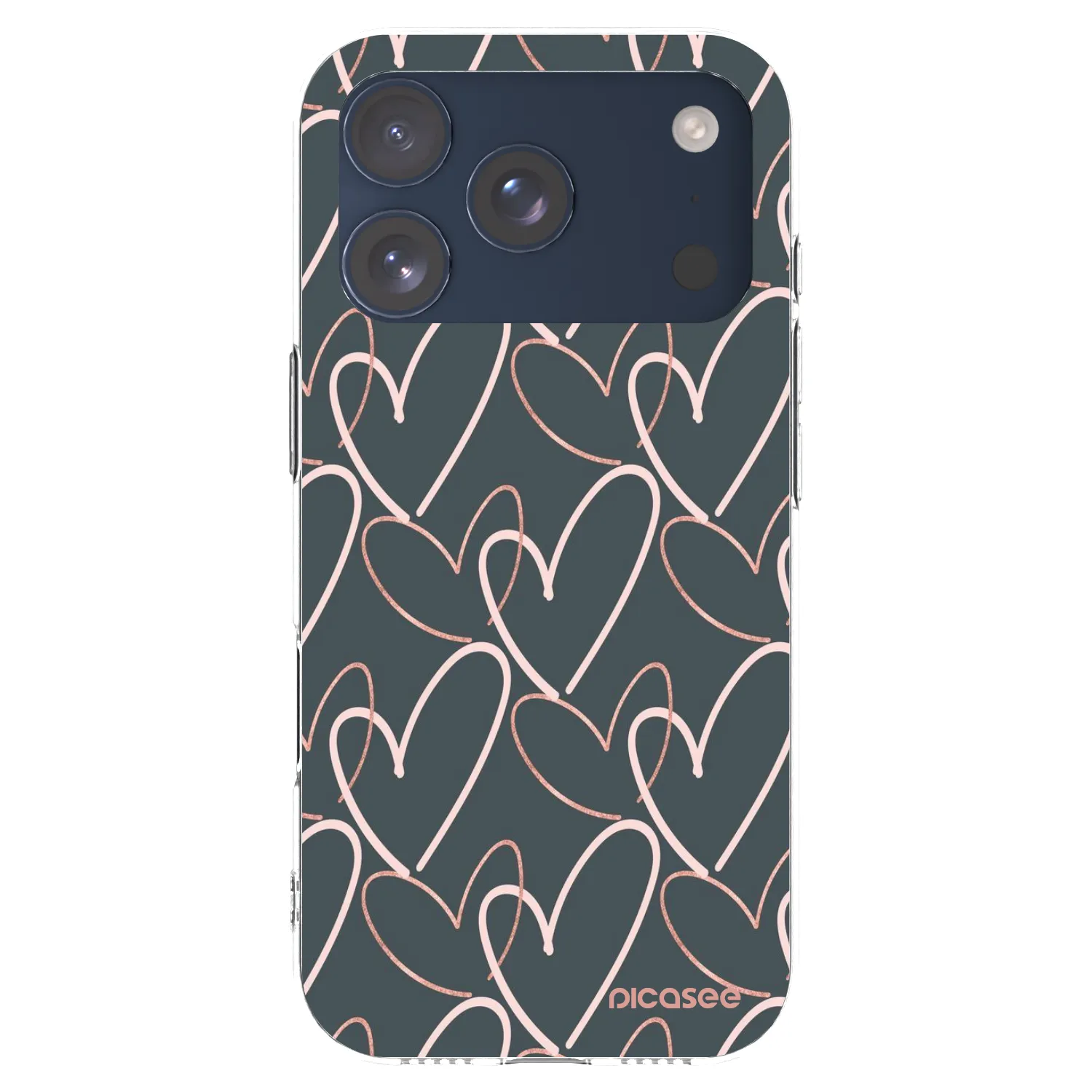 Picasee διαφανής θήκη σιλικόνης Apple iPhone 17 Pro - Lots of love