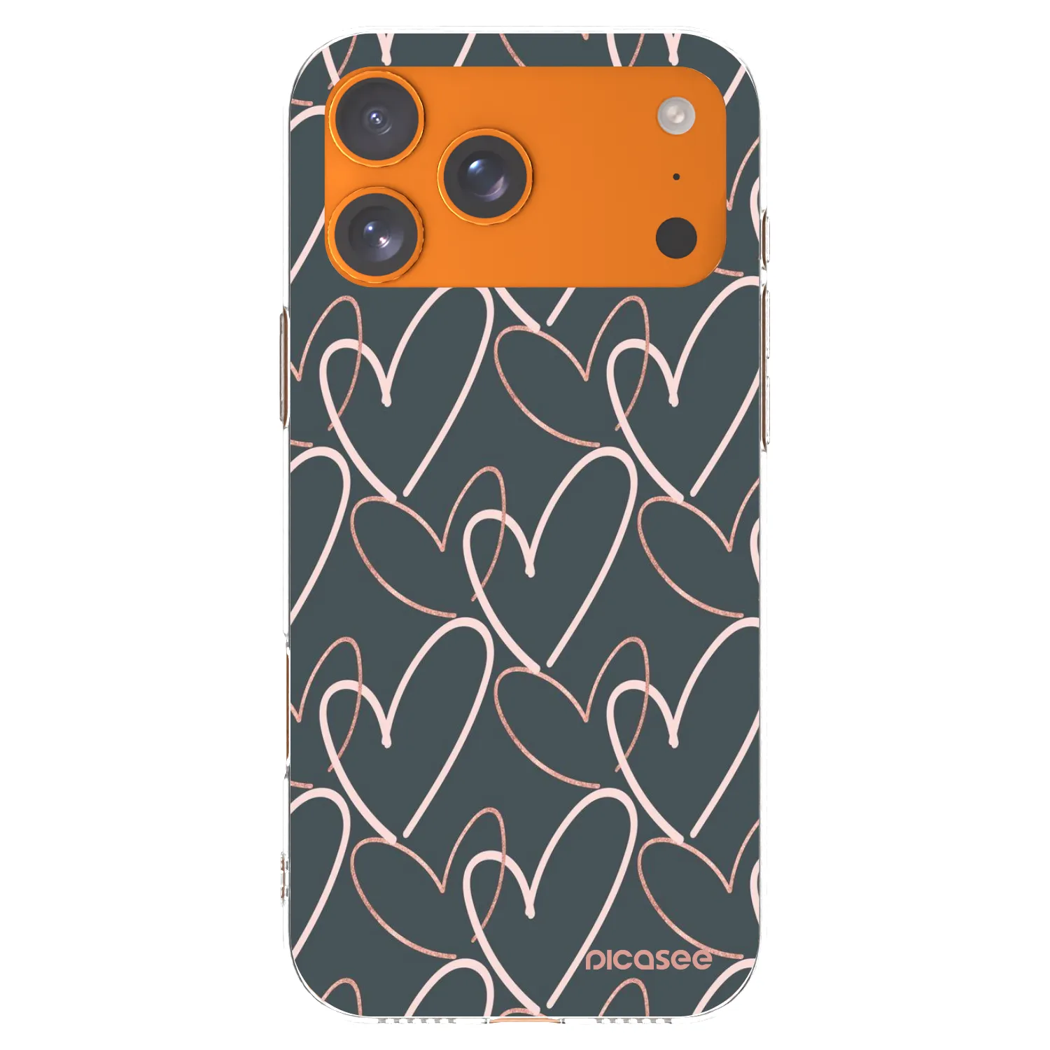 Picasee διαφανής θήκη σιλικόνης Apple iPhone 17 Pro Max - Lots of love