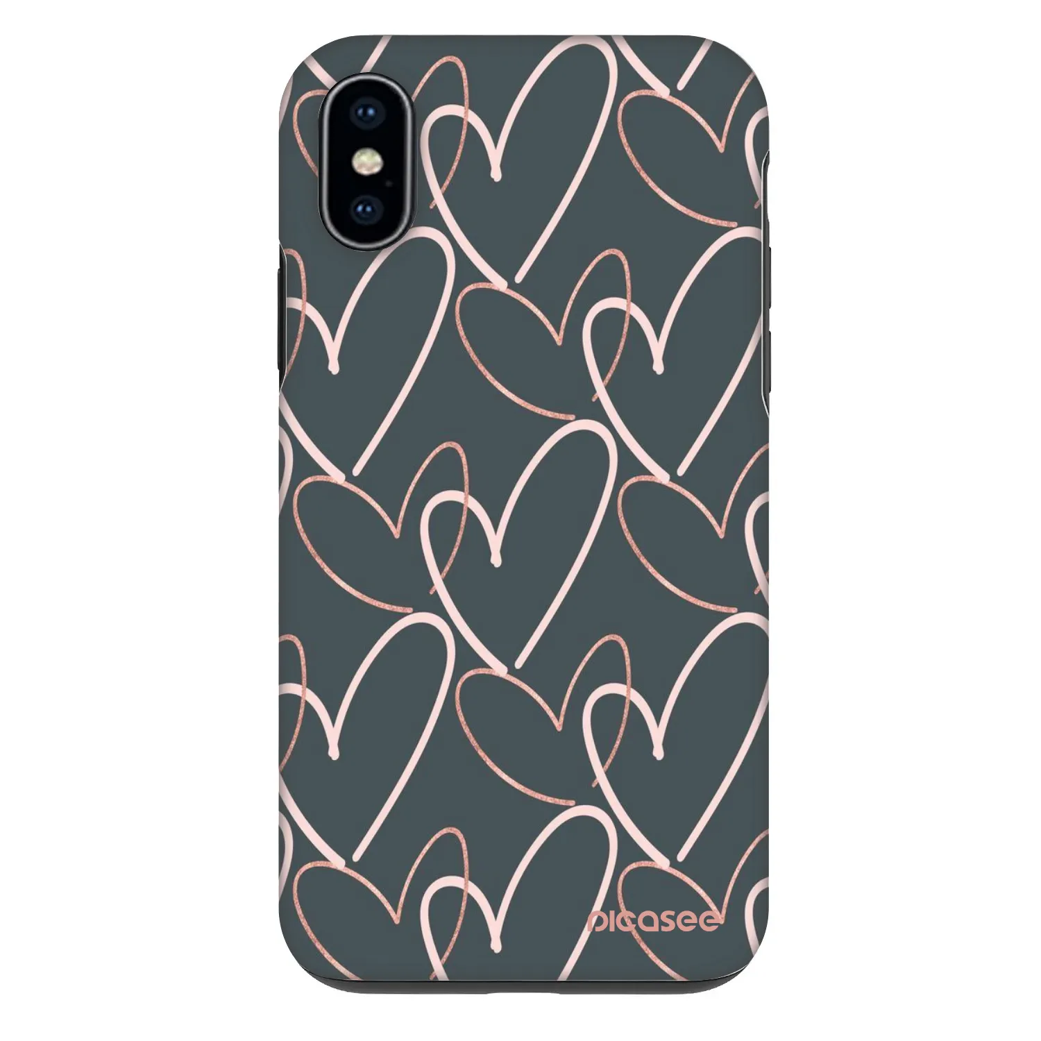 Picasee Fashion Case για Apple iPhone X/XS - Lots of love