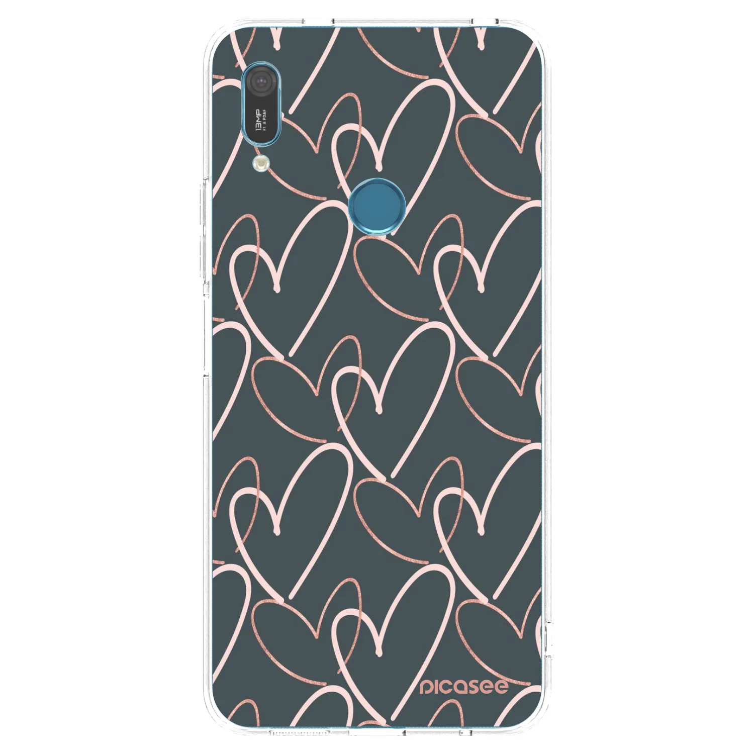 Picasee διαφανής θήκη σιλικόνης Huawei Y6 2019 - Lots of love