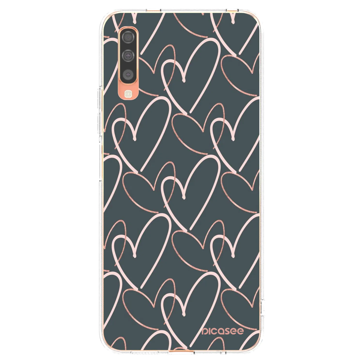Picasee διαφανής θήκη σιλικόνης Samsung Galaxy A70 A705F - Lots of love