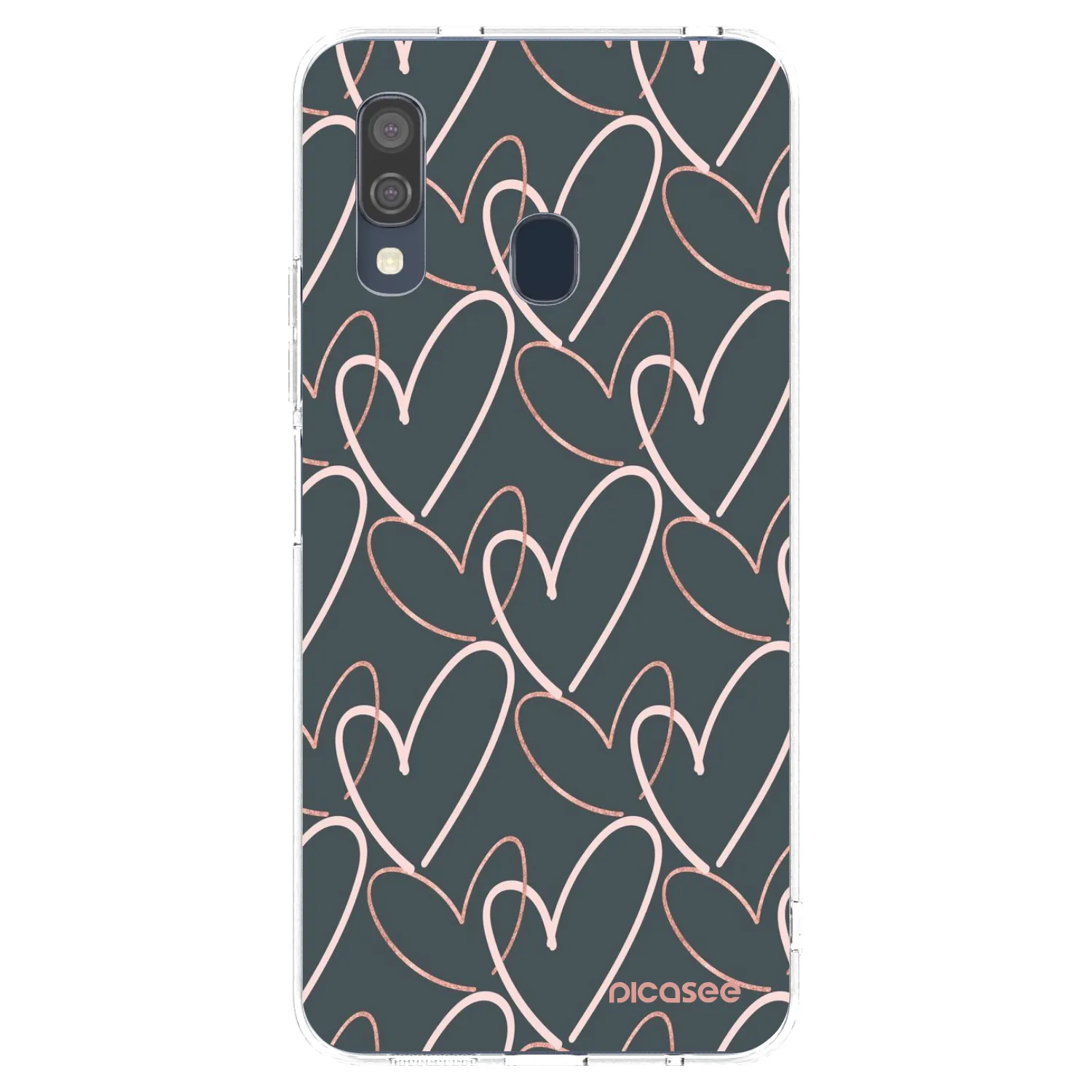Picasee διαφανής θήκη σιλικόνης Samsung Galaxy A40 A405F - Lots of love