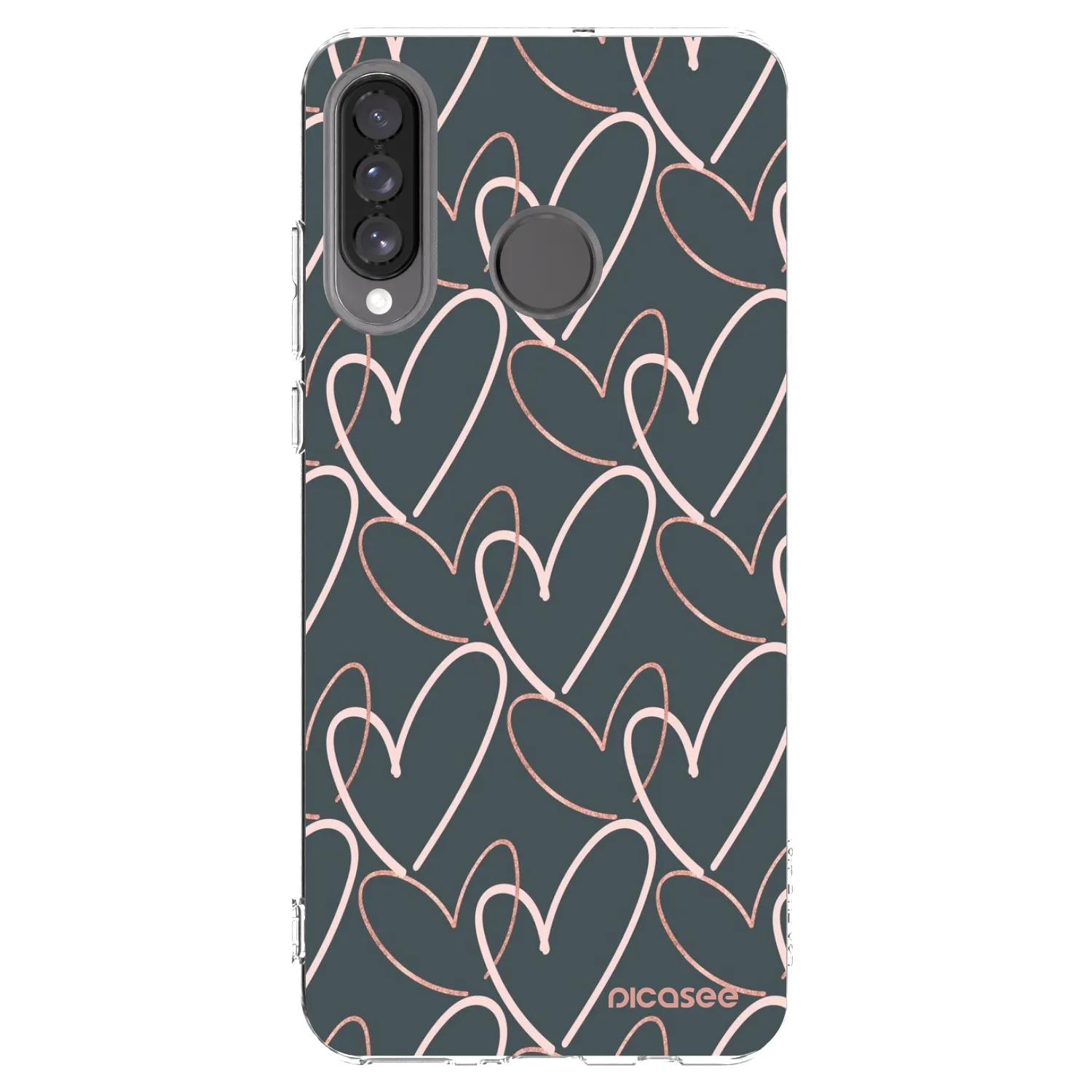 Picasee διαφανής θήκη σιλικόνης Huawei P30 Lite - Lots of love