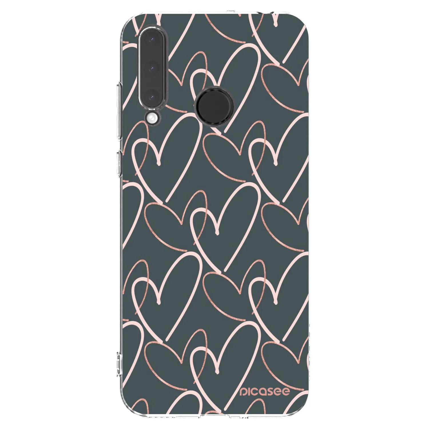 Picasee διαφανής θήκη σιλικόνης Honor 20 Lite - Lots of love
