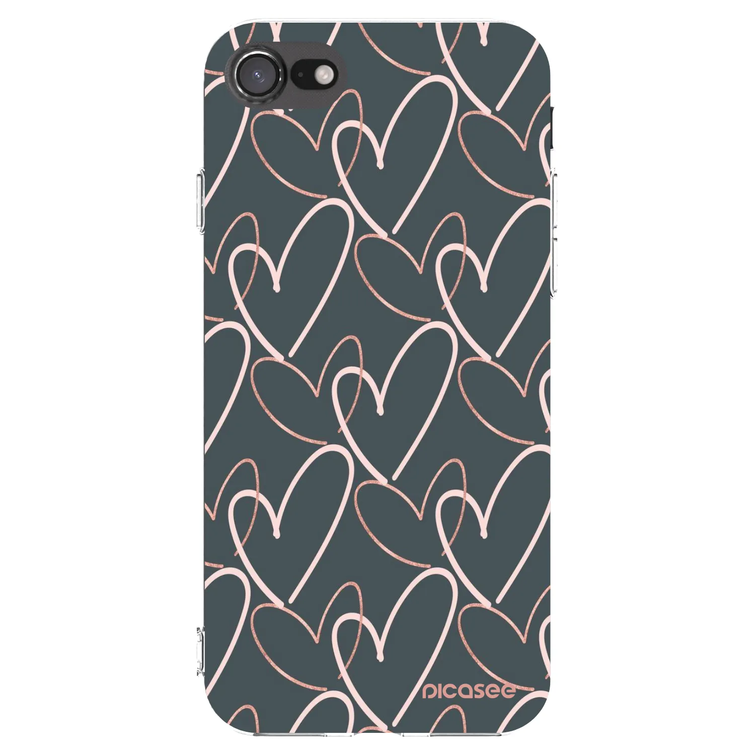 Picasee διαφανής θήκη σιλικόνης Apple iPhone 8 - Lots of love