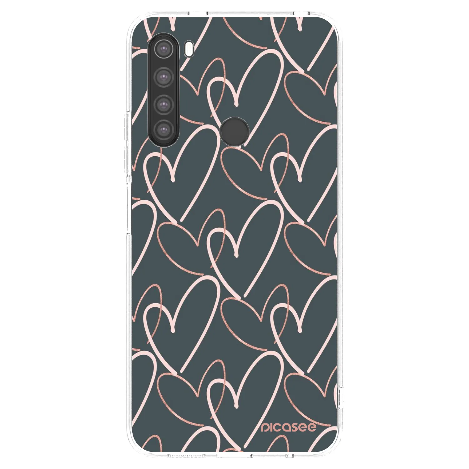 Picasee διαφανής θήκη σιλικόνης Xiaomi Redmi Note 8 - Lots of love