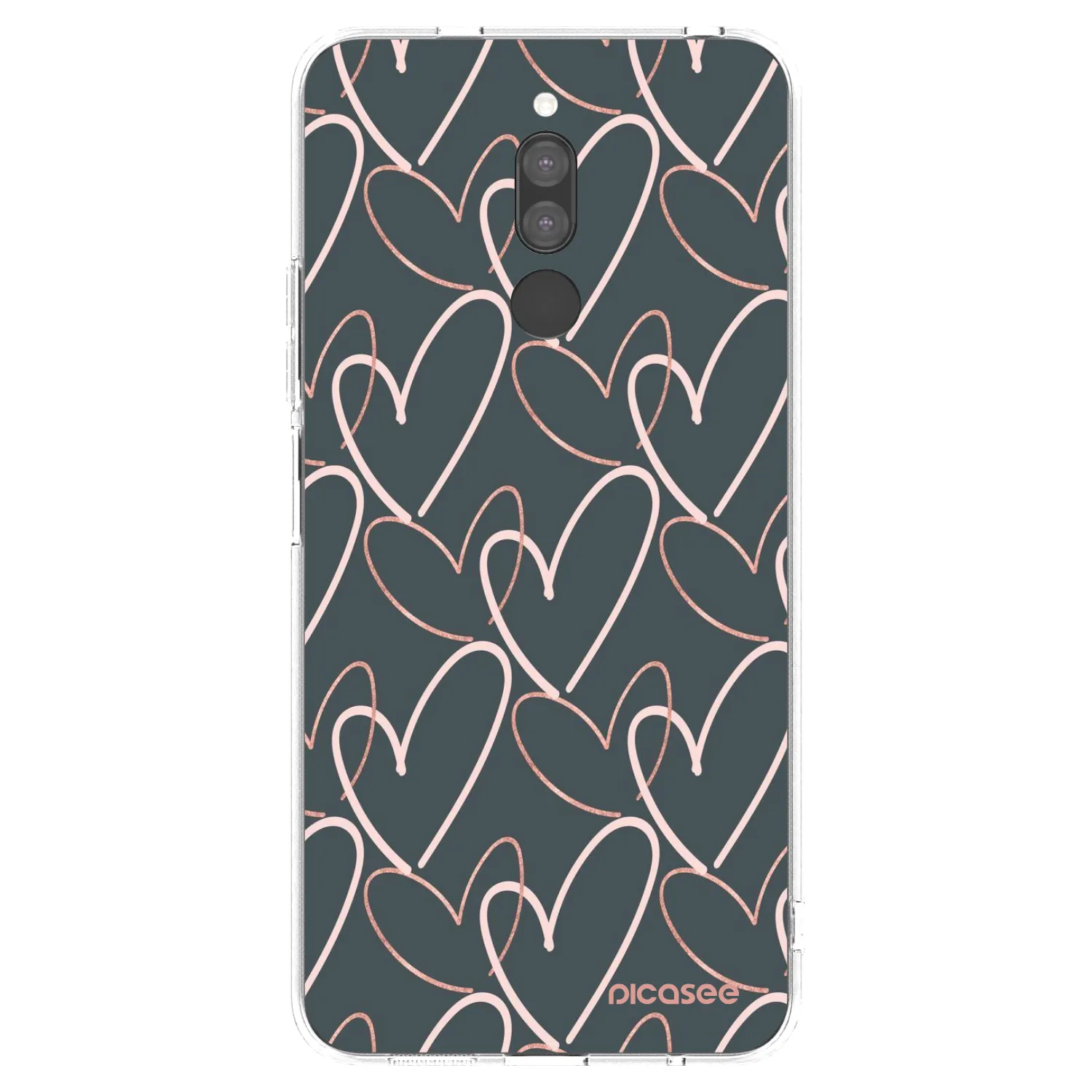 Picasee διαφανής θήκη σιλικόνης Xiaomi Redmi 8 - Lots of love