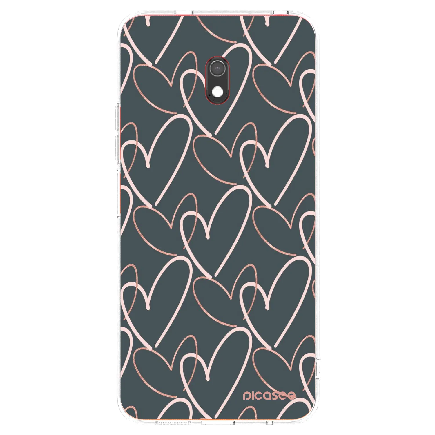 Picasee διαφανής θήκη σιλικόνης Xiaomi Redmi 8A - Lots of love