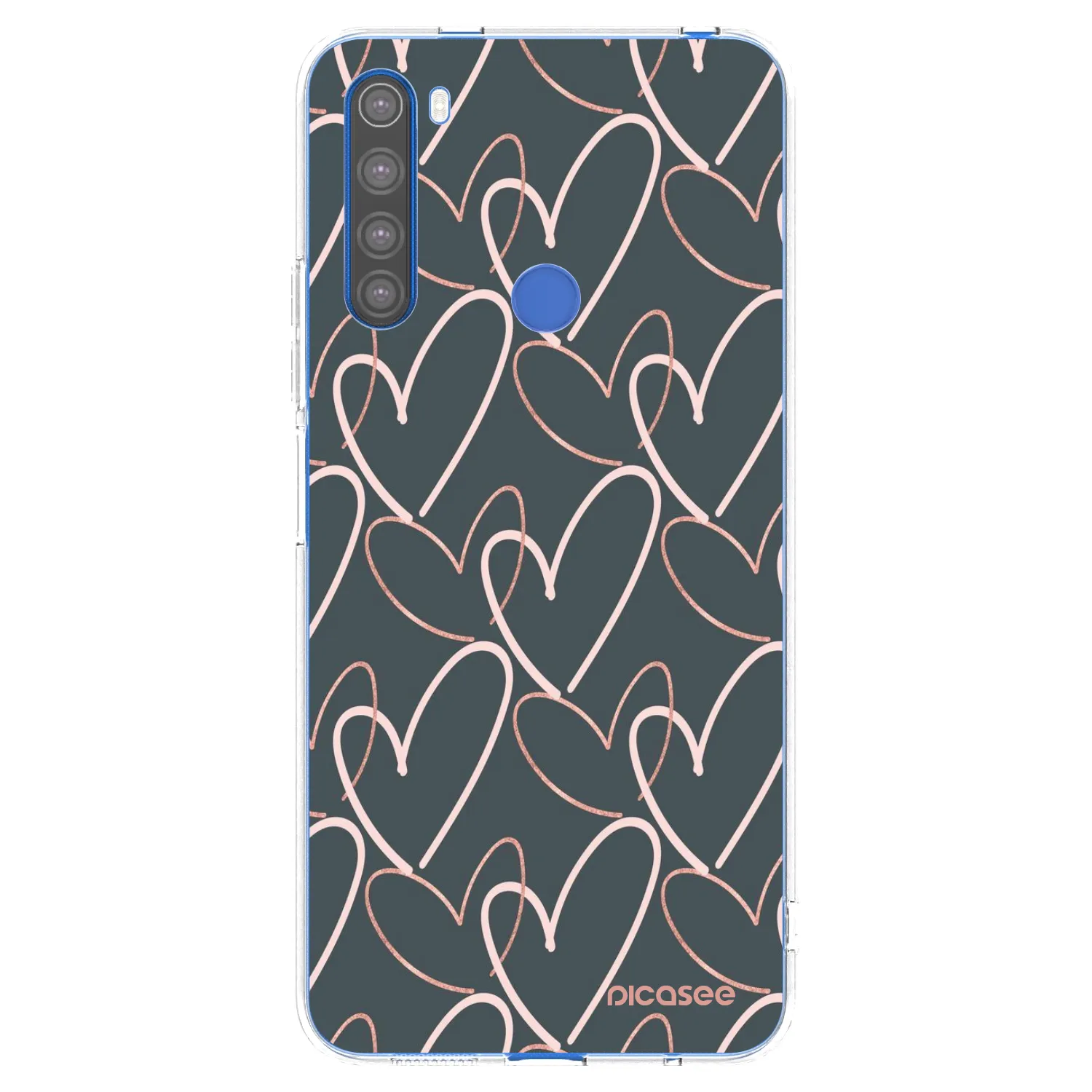 Picasee διαφανής θήκη σιλικόνης Xiaomi Redmi Note 8T - Lots of love