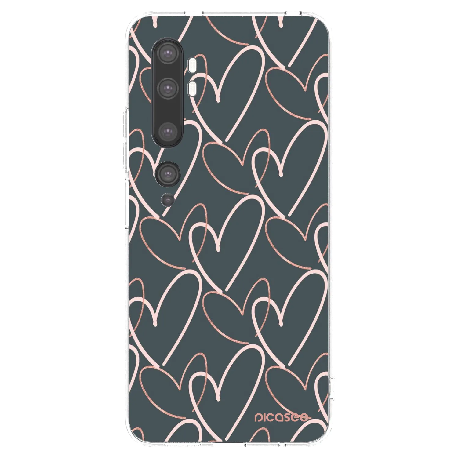 Picasee διαφανής θήκη σιλικόνης Xiaomi Mi Note 10 (Pro) - Lots of love