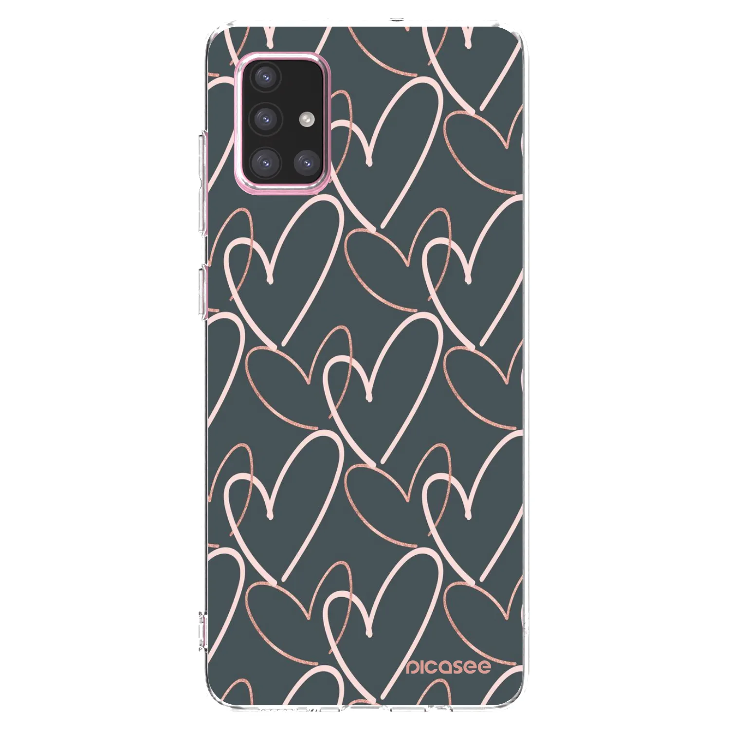 Picasee διαφανής θήκη σιλικόνης Samsung Galaxy A71 A715F - Lots of love