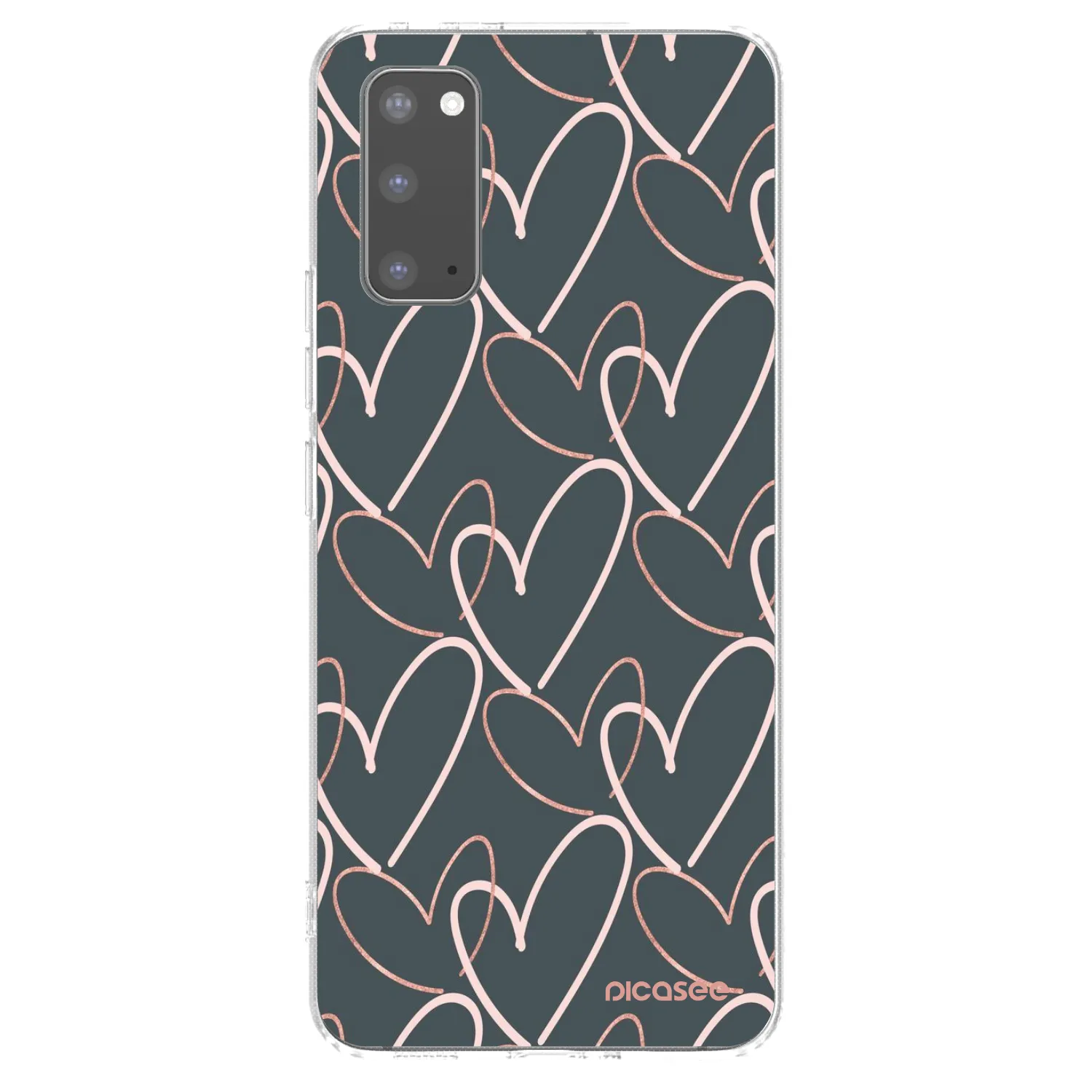 Picasee διαφανής θήκη σιλικόνης Samsung Galaxy S20 G980F - Lots of love