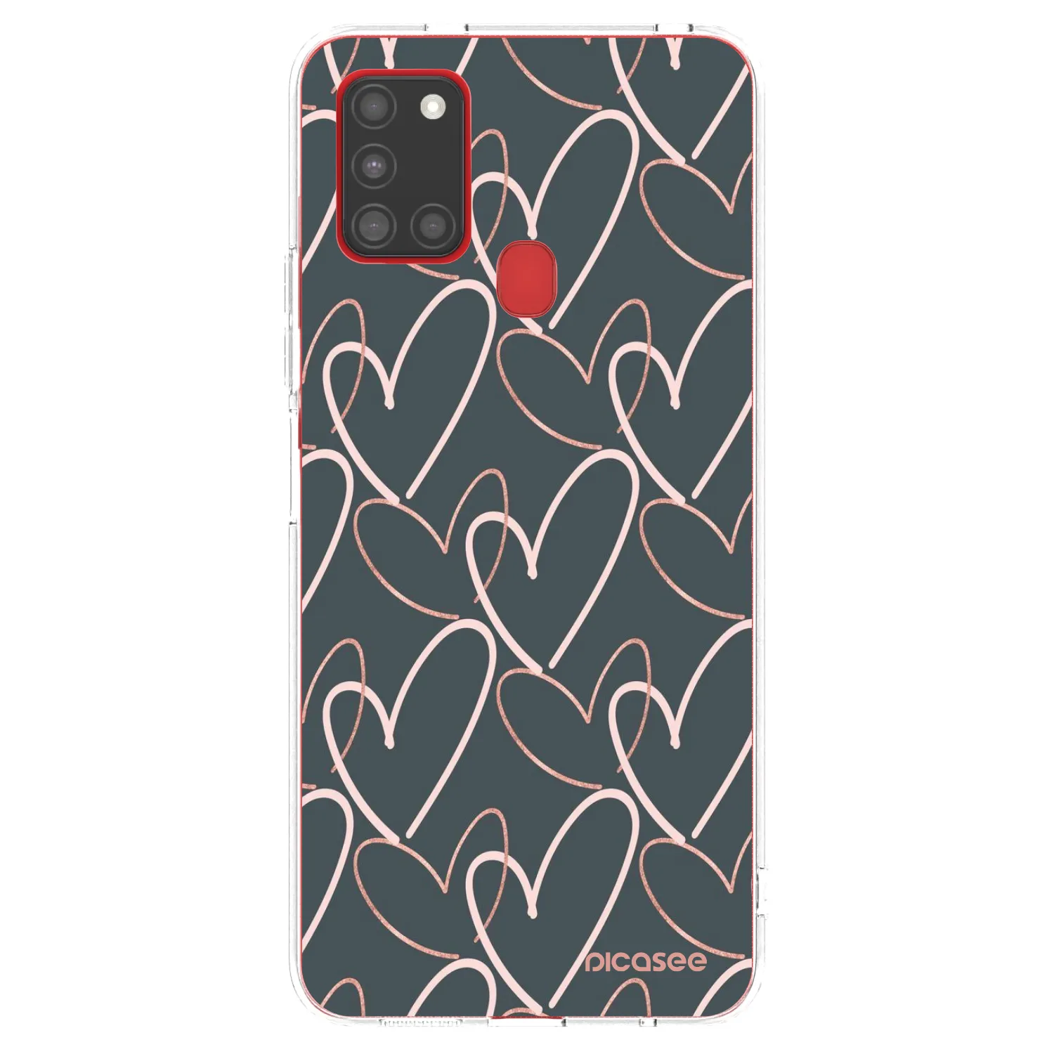 Picasee διαφανής θήκη σιλικόνης Samsung Galaxy A21s - Lots of love