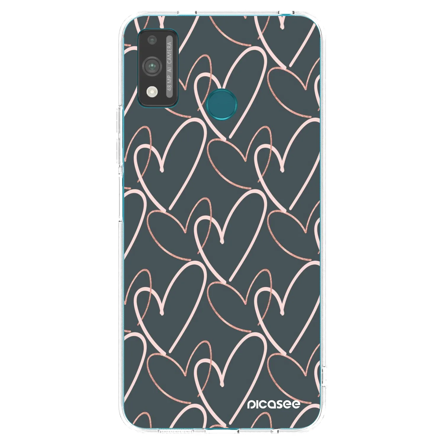 Picasee διαφανής θήκη σιλικόνης Honor 9X Lite - Lots of love