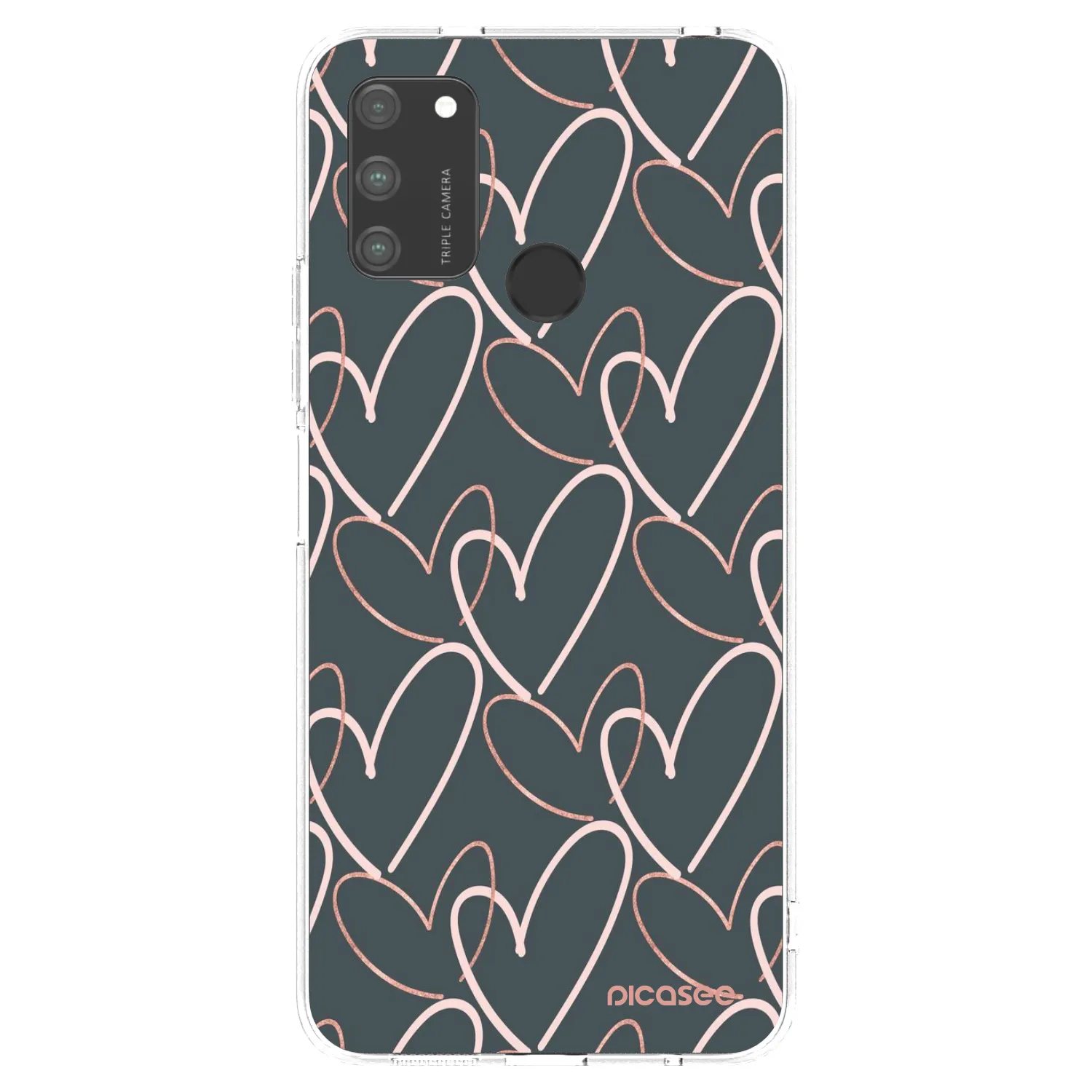 Picasee διαφανής θήκη σιλικόνης Honor 9A - Lots of love