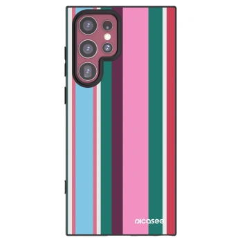 Picasee Μαύρη θήκη σιλικόνης για Samsung Galaxy S22 Ultra 5G - Cabana club