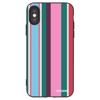 Picasee Μαύρη θήκη σιλικόνης για Apple iPhone X/XS - Cabana club