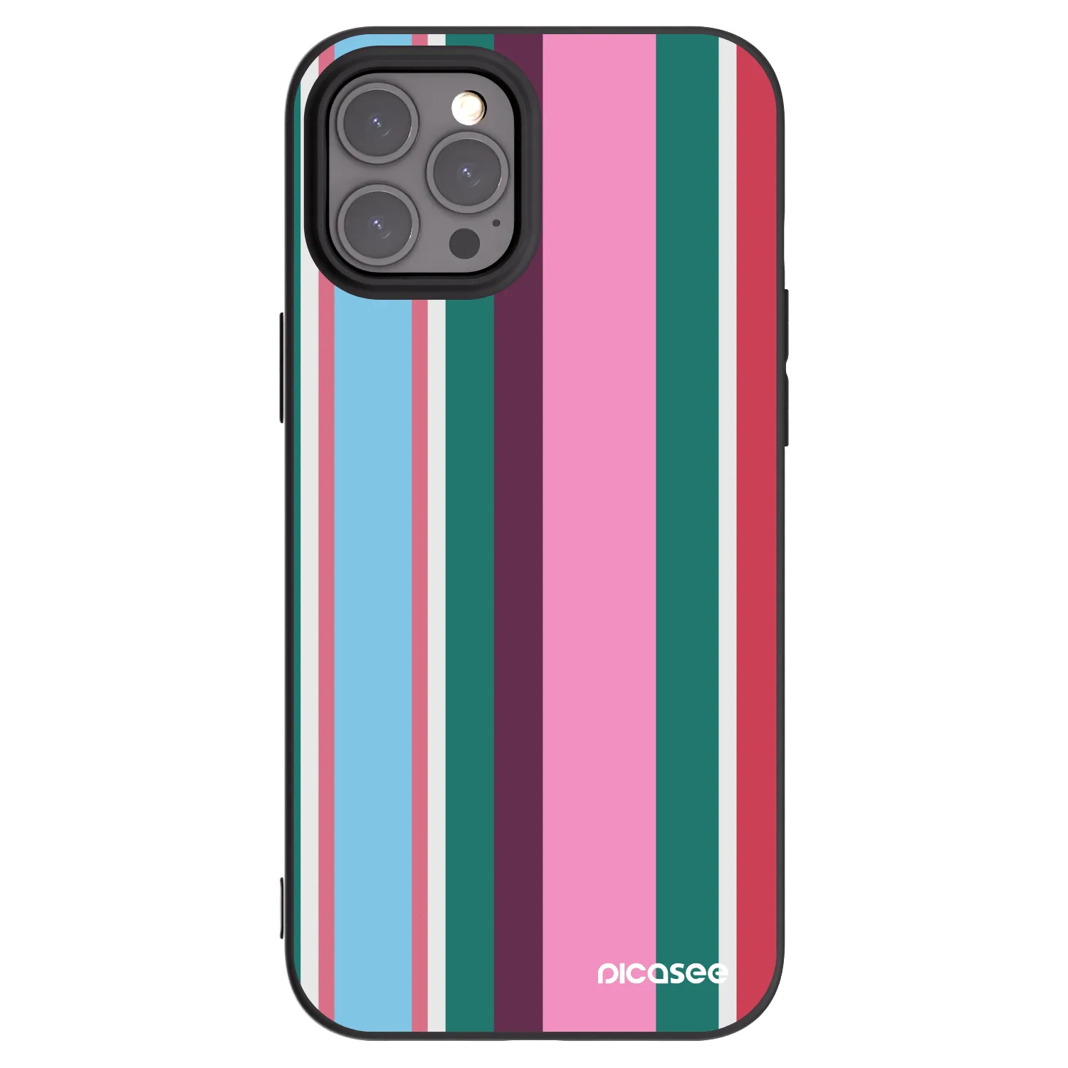 Picasee Μαύρη θήκη σιλικόνης για Apple iPhone 12 Pro Max - Cabana club